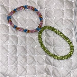 beaded brackets